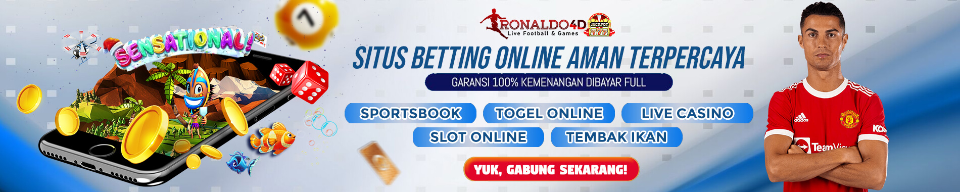 RONALDO4D - Situs Slots 4d Gacor Online Login Terpercaya
